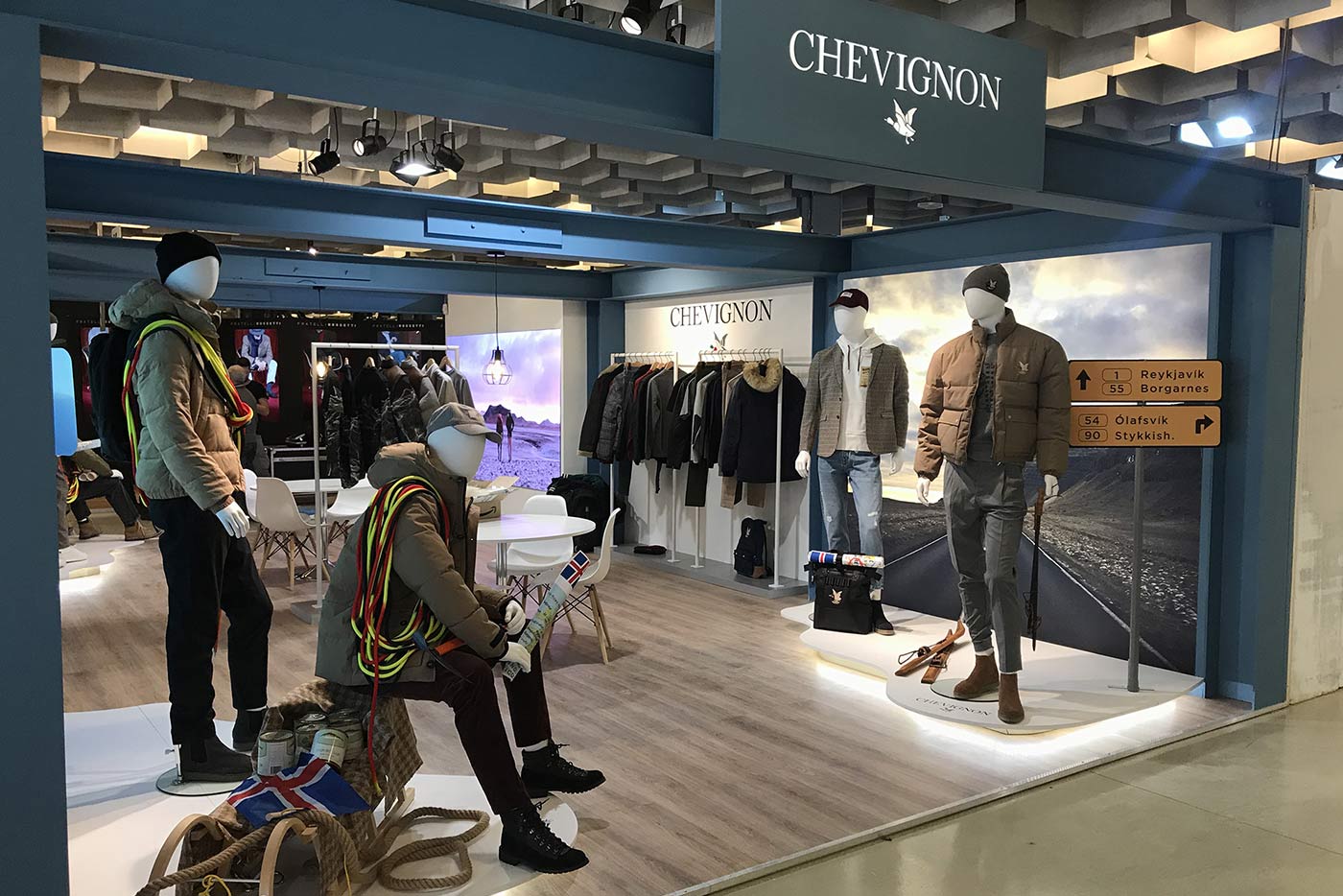 Chevignon exhibition stand creation