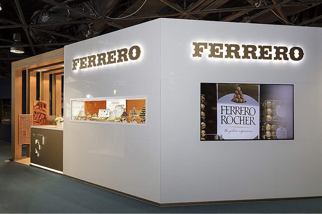 ferrero exhibition stand project