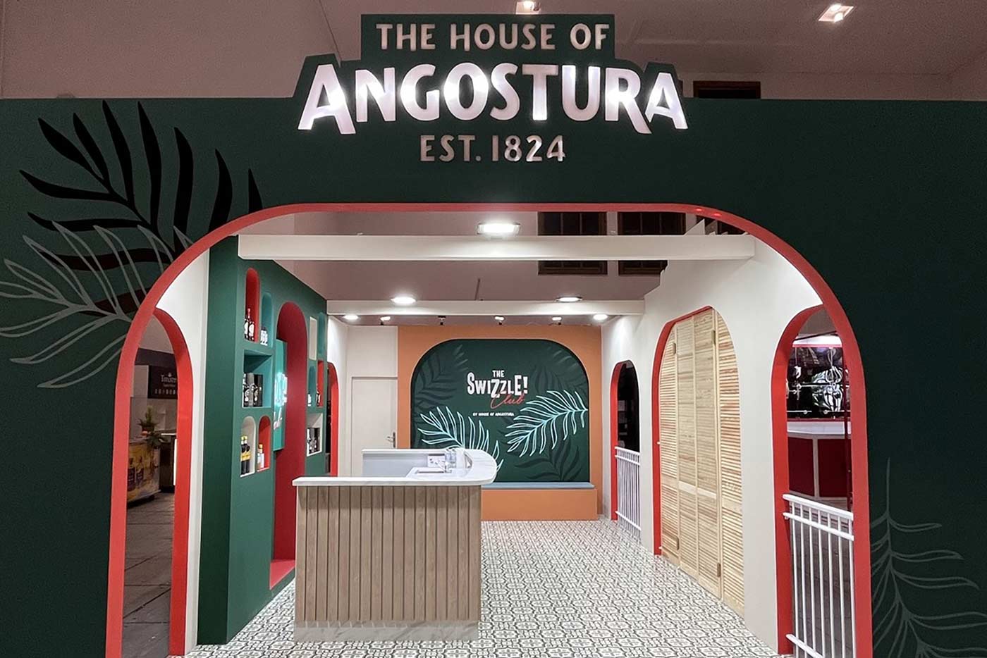 house of angostura exhibition stand design