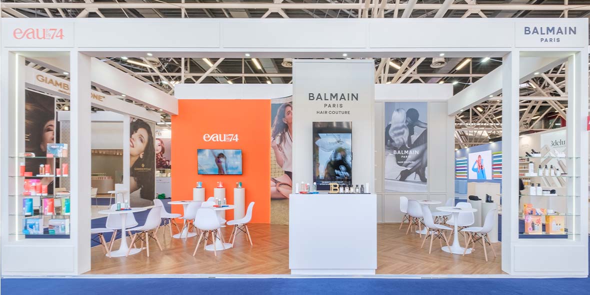 Balmain Exhibition Cosmoprof Bologna Italy