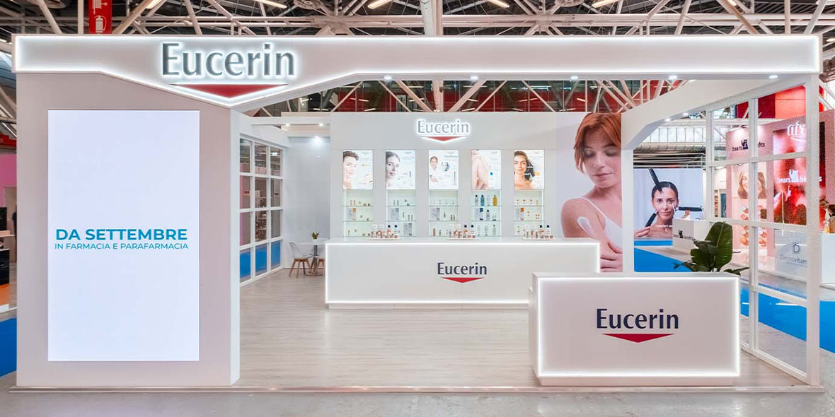 Eucerin Exhibition Cosmofarma Bologna Italy